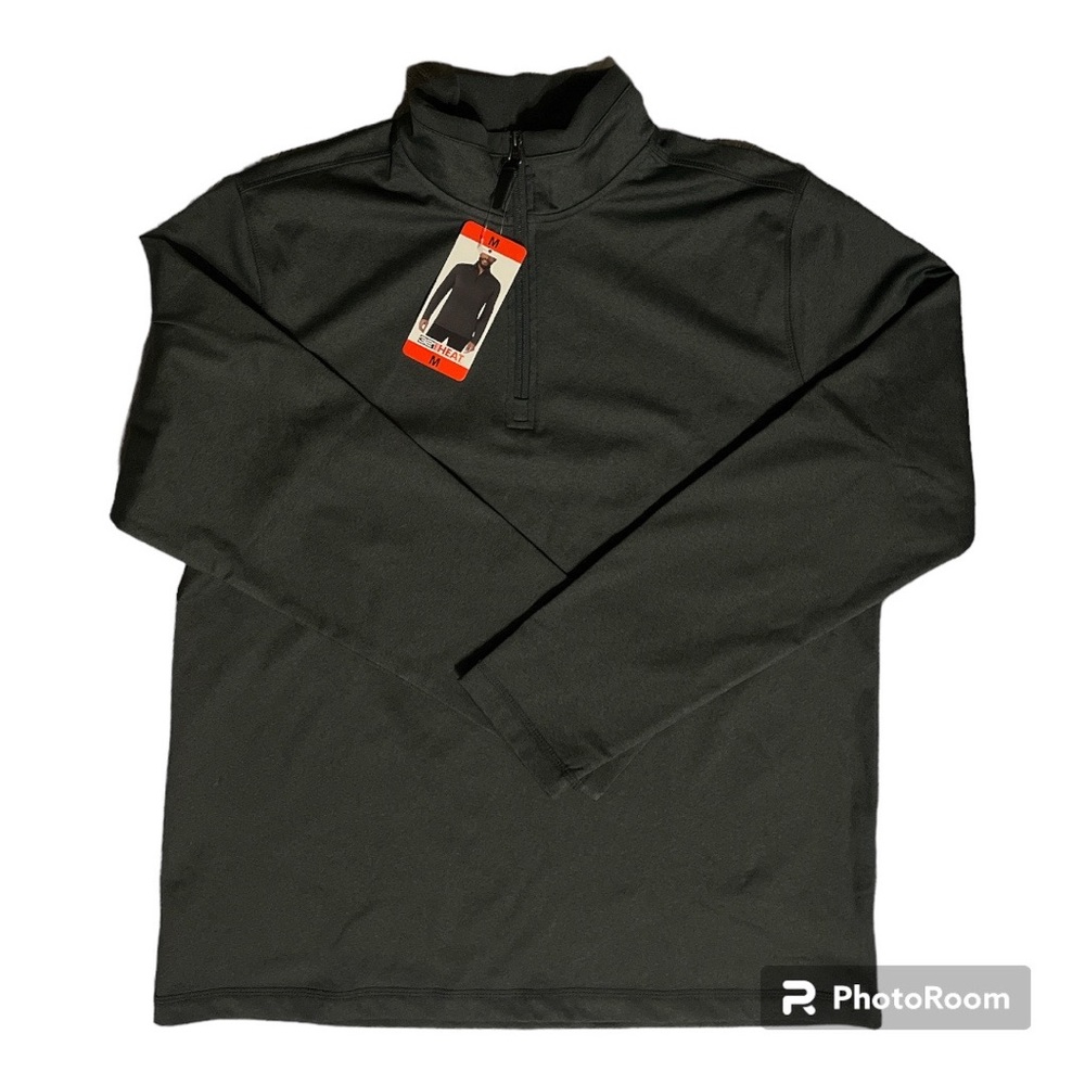 Men's 32 Degrees Heat 1/4 Zip Long Sleeve Lightweight Micro-Fleece Jacket
